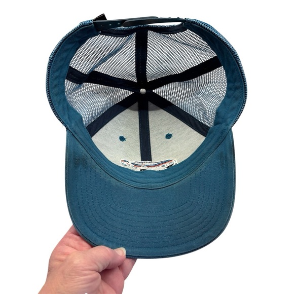 Patagonia fitz roy bison Trucker mesh Hat with Buffalo Embroidery distressed - Picture 5 of 5